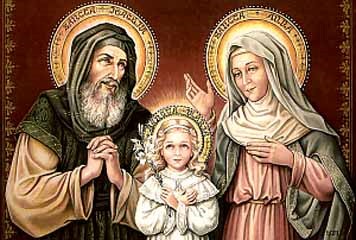 Le 26 juillet, l'Eglise fait mémoire de sainte Anne et saint Joachim Anne_et_Joachim